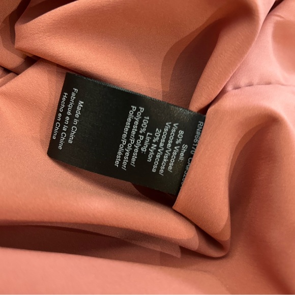 ANTHROPOLOGIE HUTCH Long Sleeve Velvet Mini Dress XS Burnout Floral Pink Pattern - Picture 12 of 16